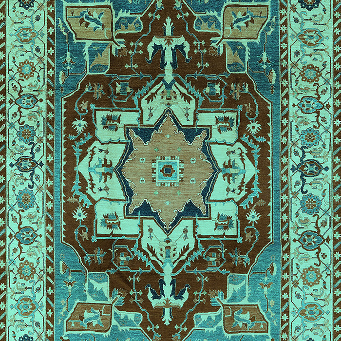 Persian Turquoise Traditional Rug, urb760turq