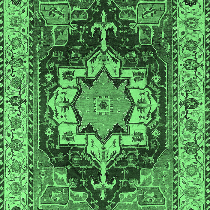 Persian Emerald Green Traditional Rug, urb760emgrn