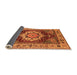 Sideview of Persian Orange Traditional Rug, urb760org
