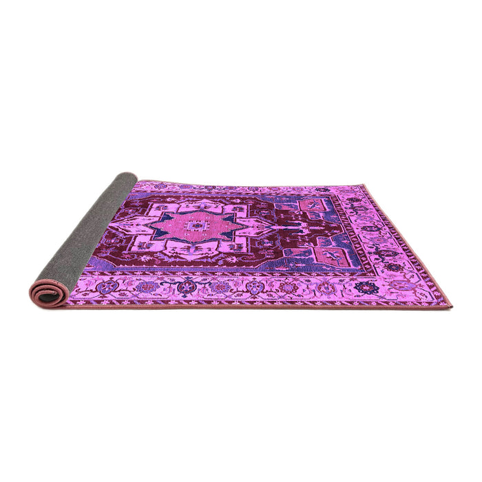 Sideview of Persian Purple Traditional Rug, urb760pur