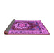 Sideview of Persian Purple Traditional Rug, urb760pur