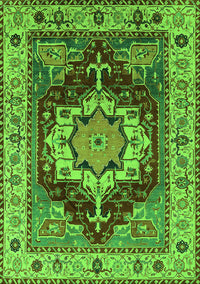 Persian Green Traditional Rug, urb760grn