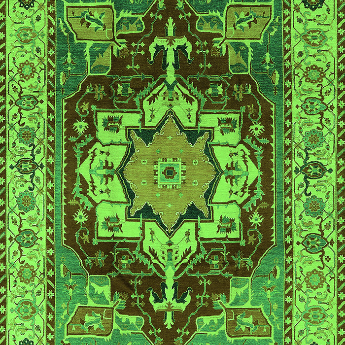 Persian Green Traditional Rug, urb760grn