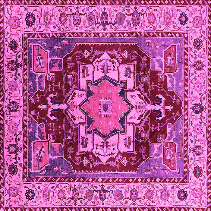 Square Persian Pink Traditional Rug, urb760pnk