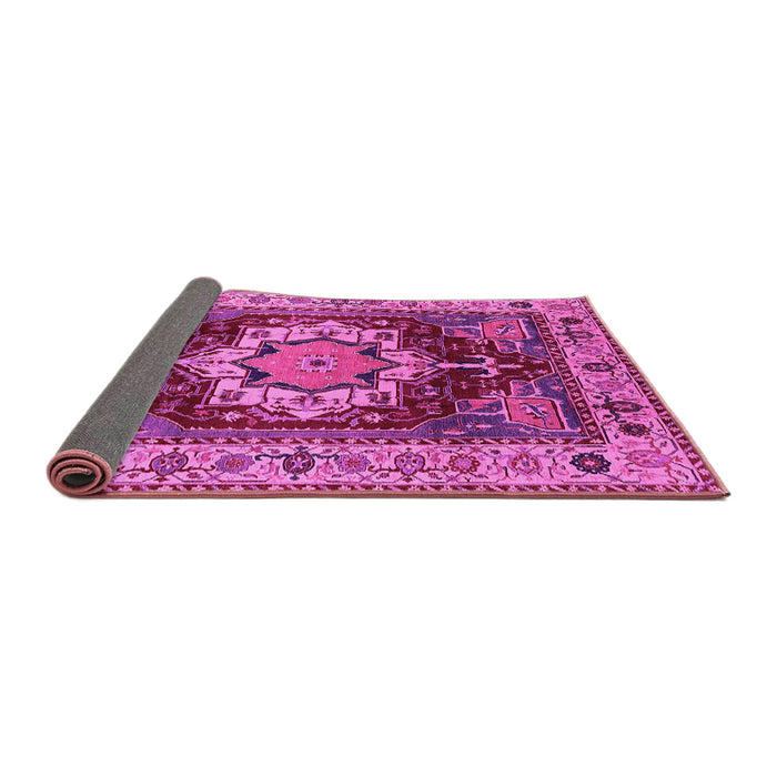 Sideview of Persian Pink Traditional Rug, urb760pnk