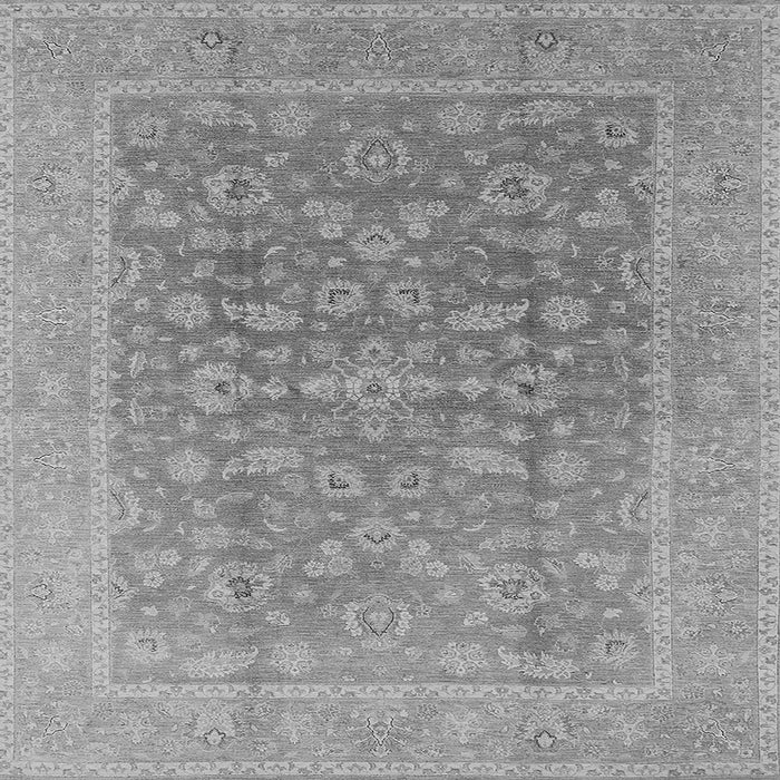 Square Oriental Gray Traditional Rug, urb761gry