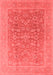 Oriental Red Traditional Area Rugs