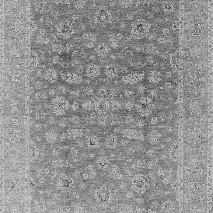 Machine Washable Oriental Gray Traditional Rug, wshurb761gry