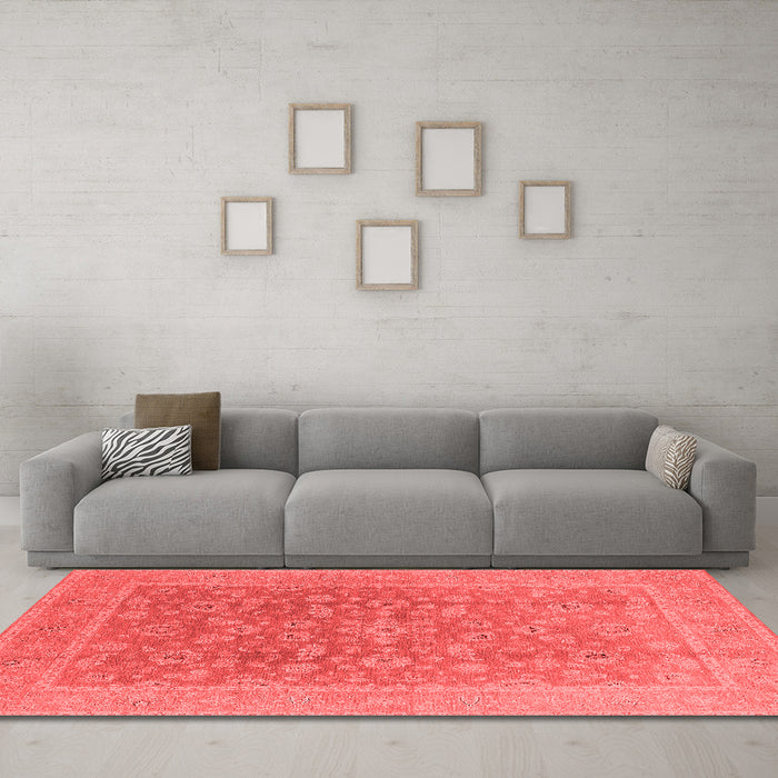 Traditional Red Washable Rugs