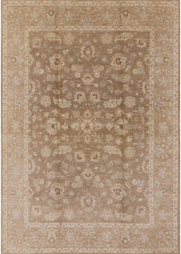 Machine Washable Industrial Modern Copper Brown Rug, wshurb761