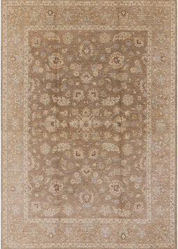 Machine Washable Industrial Modern Copper Brown Rug, wshurb761