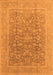 Oriental Orange Traditional Rug, urb761org