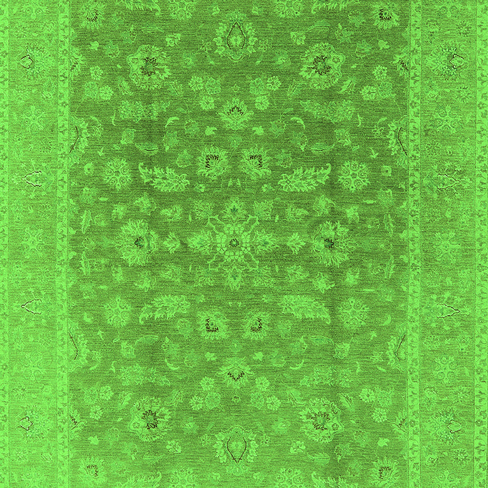 Oriental Green Traditional Rug, urb761grn