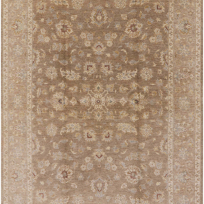 Mid-Century Modern Copper Brown Oriental Rug, urb761