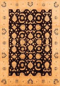 Oriental Orange Traditional Rug, urb762org