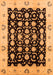 Oriental Orange Traditional Rug, urb762org