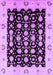Machine Washable Oriental Purple Traditional Area Rugs, wshurb762pur