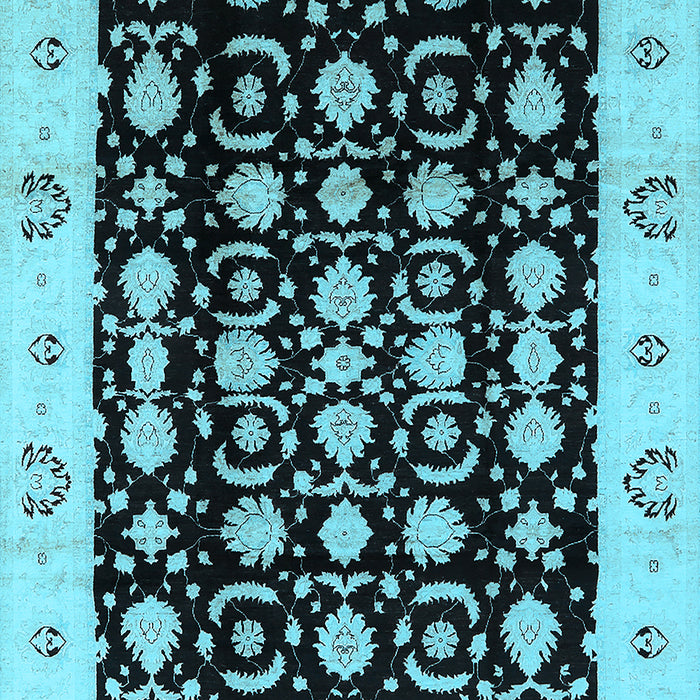 Oriental Light Blue Traditional Rug, urb762lblu