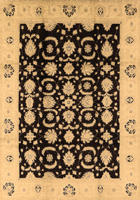 Oriental Brown Traditional Rug, urb762brn