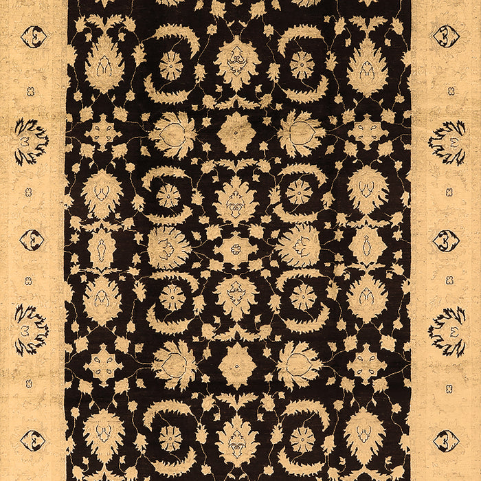 Oriental Brown Traditional Rug, urb762brn