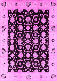 Oriental Pink Traditional Rug, urb762pnk