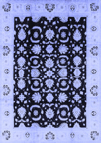 Oriental Blue Traditional Rug, urb762blu