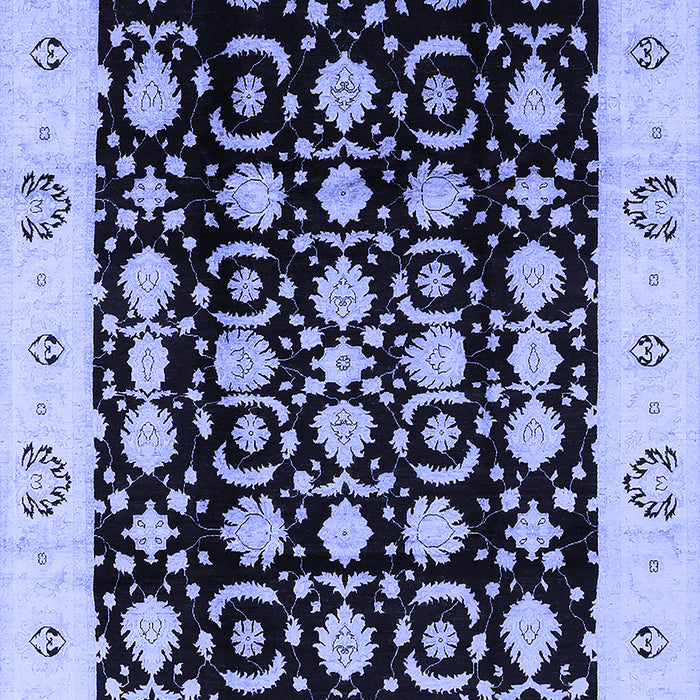Oriental Blue Traditional Rug, urb762blu