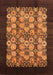 Machine Washable Oriental Orange Industrial Area Rugs, wshurb763org