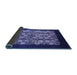 Sideview of Oriental Blue Industrial Rug, urb763blu