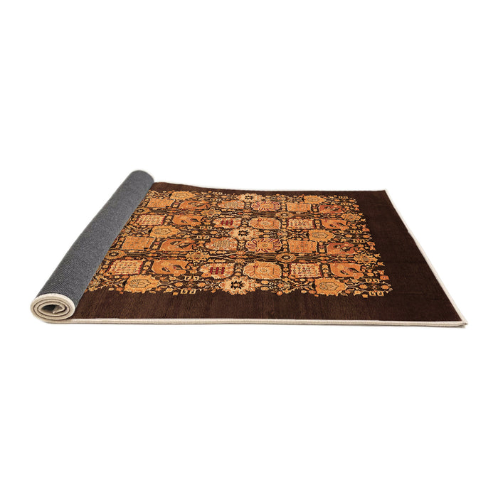 Sideview of Oriental Orange Industrial Rug, urb763org