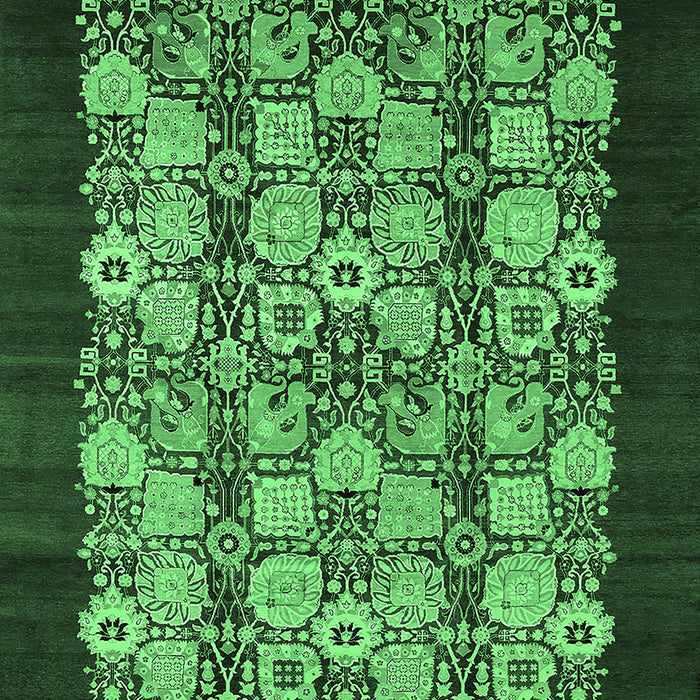 Oriental Emerald Green Industrial Rug, urb763emgrn