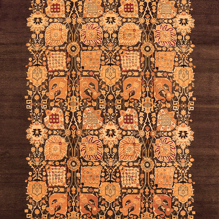 Oriental Orange Industrial Rug, urb763org