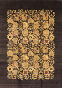 Oriental Brown Industrial Rug, urb763brn