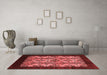 Industrial Red Washable Rugs