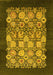 Oriental Yellow Industrial Rug, urb764yw