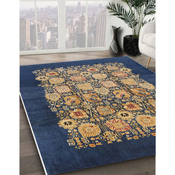 Machine Washable Industrial Modern Brown Rug in a Family Room, wshurb764
