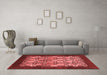 Industrial Red Washable Rugs