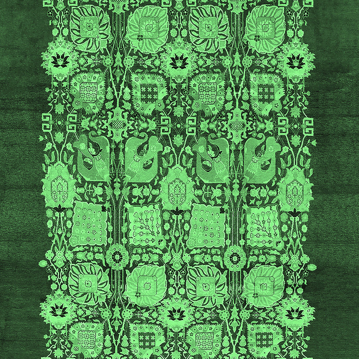 Oriental Emerald Green Industrial Rug, urb764emgrn