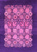 Oriental Pink Industrial Rug, urb764pnk