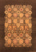 Machine Washable Oriental Orange Industrial Area Rugs, wshurb764org