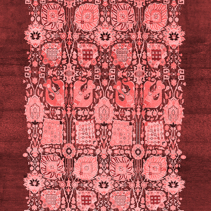 Oriental Red Industrial Area Rugs