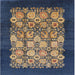 Square Mid-Century Modern Brown Oriental Rug, urb764