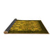 Sideview of Oriental Yellow Industrial Rug, urb764yw