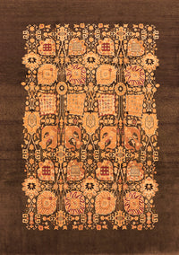 Oriental Orange Industrial Rug, urb764org