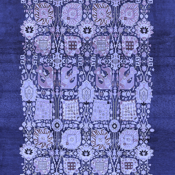 Oriental Blue Industrial Rug, urb764blu