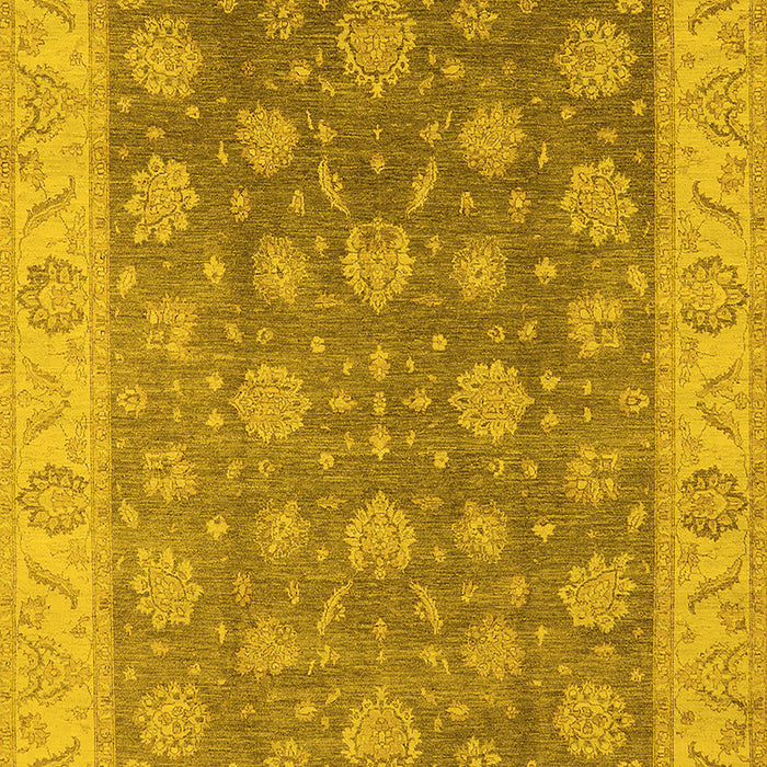 Oriental Yellow Traditional Rug, urb765yw