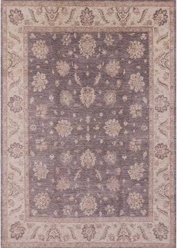 Machine Washable Industrial Modern Mauve Taupe Purple Rug, wshurb765