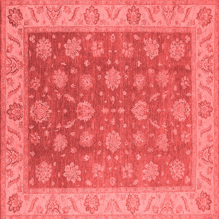 Machine Washable Oriental Red Traditional Rug, wshurb765red