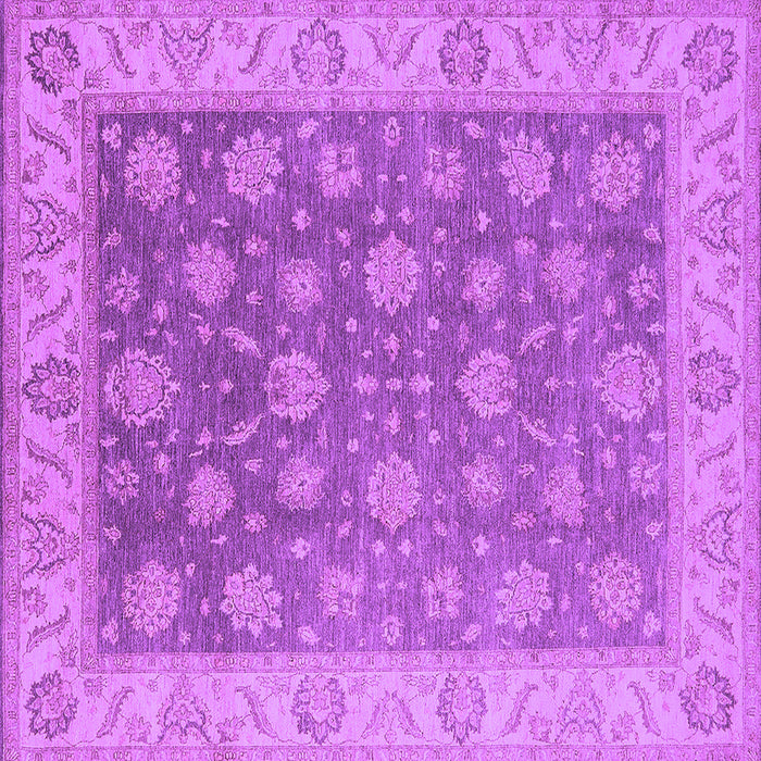 Square Oriental Purple Traditional Rug, urb765pur