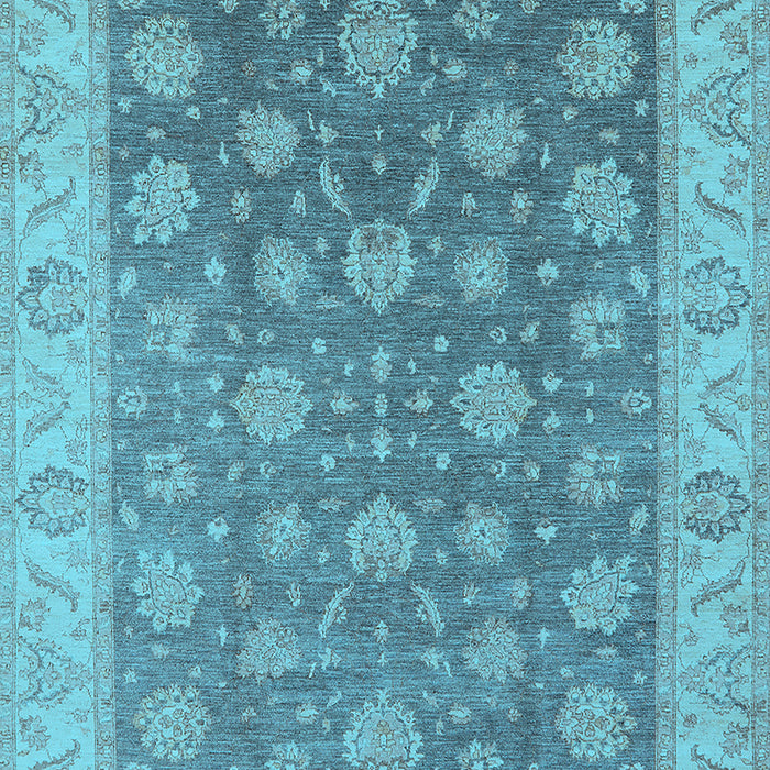 Oriental Light Blue Traditional Rug, urb765lblu